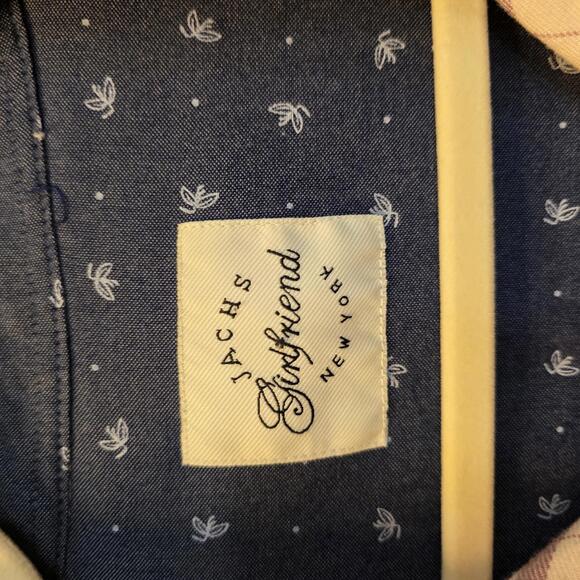 Jachs Girlfriend Women's Purple Plaid Button-Up Shirt- XL - Picture 2 of 9